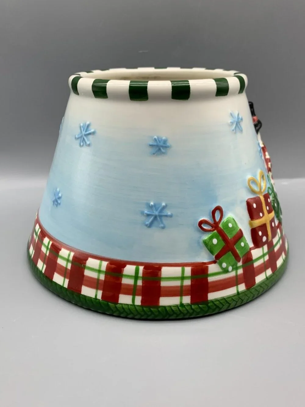 Yankee Candle Shade Large Candle Topper with Snowman Christmas Design